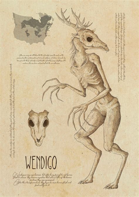 Yep, you will find all of this and more in Louise Erdrich 's poem, " Windigo ," a modern literary retelling of a traditional Chippewa Indian story. . Wendigo native american